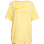 Gelbe Nike T-Shirts aus Baumwolle für Damen Größe L 