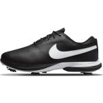 Schwarze Nike Zoom Golfschuhe mit Riemchen aus Leder für Herren Größe 49,5 