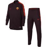 Nike AS Roma Kinder Trainingsanzug dunkelrot/orange