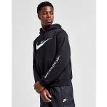 Schwarze Streetwear Nike Athletic Herrenhoodies & Herrenkapuzenpullover aus Baumwolle mit Kapuze Größe S 