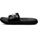 Reduzierte Schwarze Nike Benassi JDI Wasserschuhe & Aquaschuhe mit Riemchen aus Kunstleder leicht für Herren Größe 46 