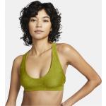 Reduzierte Grüne Nike Bikini-Tops für mittleren Halt für Damen Größe L 