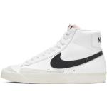 Weiße Vintage Nike Blazer High Top Sneaker & Sneaker Boots aus Leder für Herren Größe 45 