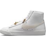 Weiße Nike Blazer Mid '77 High Top Sneaker & Sneaker Boots aus Veloursleder für Damen Größe 43 