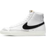 Weiße Nike Blazer Mid '77 High Top Sneaker & Sneaker Boots aus Leder für Damen Größe 38 