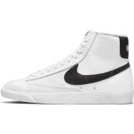 Weiße Nike Blazer Mid '77 High Top Sneaker & Sneaker Boots aus Leder für Damen Größe 37,5 