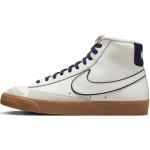 Weiße Skater Nike Blazer Mid '77 High Top Sneaker & Sneaker Boots aus Leder für Herren Größe 42 für den für den Winter 