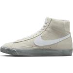 Weiße Nike Blazer Mid '77 High Top Sneaker & Sneaker Boots aus Leder für Herren Größe 43 für den für den Sommer 