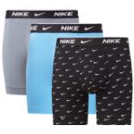 Graue Nike Boxer-Briefs & Retropants aus Baumwolle für Herren Größe L 3-teilig 
