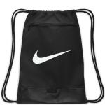 Schwarze Nike Turnbeutel & Sportbeutel mit Reißverschluss mit Außentaschen für Herren 