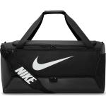 Reduzierte Schwarze Nike Herrensporttaschen mit Reißverschluss aus Polyester mit Außentaschen 