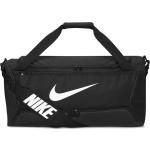 Schwarze Nike Herrensporttaschen mit Reißverschluss mit Außentaschen 