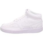 NIKE CD5436-100 NikeCourt Vision Mid Sneaker Female Weiß/Weiß-Weiß EU 42.5