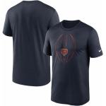 Blaue Oversize Nike NFL T-Shirts für Herren Größe XXL 