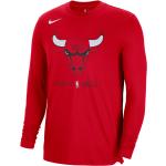 Rote Langärmelige Nike Dri-Fit NBA Herrenlongsleeves & Herrenlangarmshirts Größe L für den für den Frühling 