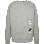 Graue Casual Nike Herrensweatshirts aus Fleece Größe XL 