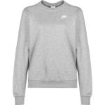 Graue Nike Damensweatshirts aus Fleece Größe L 