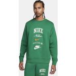 Reduzierte Grüne Nike Rundhals-Ausschnitt Herrenhoodies & Herrenkapuzenpullover aus Fleece Größe L 