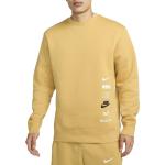 Goldene Casual Nike Rundhals-Ausschnitt Herrensweatshirts Größe XL 