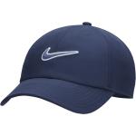 Blaue Nike Swoosh Snapback-Caps für Herren Größe XL 