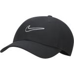 Schwarze Nike Swoosh Snapback-Caps für Herren Größe L 