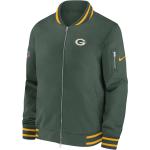 Nike Coach (NFL Green Bay Packers) Herren-Bomberjacke mit durchgehendem Reißverschluss - Grün