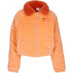 Orange Streetwear Nike Daunenjacken aus Cord für Damen Größe M für den für den Winter 
