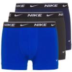 Blaue Nike Herrenboxershorts Größe XL 3-teilig 