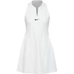 Weiße Sportliche Ärmellose Damenkleider aus Polyester 