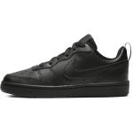 Schwarze Nike Court Borough Low Sneaker aus Leder für Herren Größe 37,5 