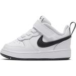 Weiße Nike Court Borough Low Sneaker aus Leder für Herren Größe 19,5 