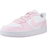 Pinke Nike Court Borough Low Sneaker für Kinder Größe 40 