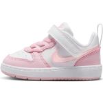Pinke Nike Court Borough Low Sneaker für Kinder Größe 21 