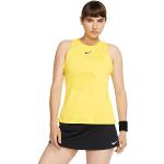 Gelbe Sportliche Nike Tank-Tops aus Polyester für Damen für den für den Sommer 