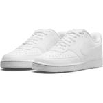 Reduzierte Weiße Elegante Nike Court Vision Low Sneaker aus Leder für Damen Größe 40,5 