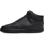 Reduzierte Schwarze Nike Court Vision High Top Sneaker & Sneaker Boots aus Leder für Herren Größe 38,5 