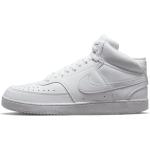 Reduzierte Weiße Elegante Nike Court Vision High Top Sneaker & Sneaker Boots aus Leder für Herren Größe 45 