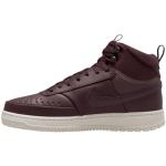 Burgundfarbene Nike Court Vision High Top Sneaker & Sneaker Boots für Herren Größe 45 für den für den Winter 