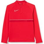 Rote Nike Kindersweatshirts mit Reißverschluss für Jungen Größe 170 