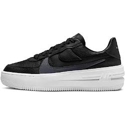 Nike Damen Air Force 1 PLT.AF.ORM Sneaker, Black/Anthracite-White-Black, 36 EU