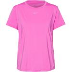 Nike Damen Dri-Fit One Standard Trainingsshirt Sportshirt pink XL