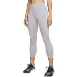 Nike Damen Epic Lux Crop Tights, Atmosphere Grey/Reflective Silver, S