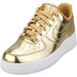 Goldene Nike Air Force 1 Damenlaufschuhe Größe 40 
