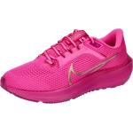 Reduzierte Pinke Nike Zoom Pegasus Damenlaufschuhe Größe 40 mit Absatzhöhe bis 3cm 