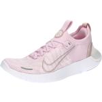 Reduzierte Pinke Nike Free Flyknit Damenlaufschuhe Größe 38,5 mit Absatzhöhe bis 3cm 
