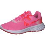Reduzierte Pinke Nike Revolution 6 Damenlaufschuhe Größe 38 mit Absatzhöhe bis 3cm 