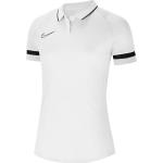 Reduzierte Weiße Nike Academy Damenpoloshirts & Damenpolohemden aus Polyester Größe S 