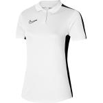 Reduzierte Weiße Nike Academy Damenpoloshirts & Damenpolohemden aus Polyester Größe M 