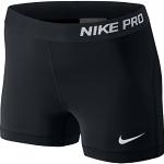 Nike Damen Pro 3 Shorts, Schwarz (Schwarz/Weiß), Gr. L