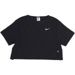 Schwarze Streetwear Nike T-Shirts aus Jersey für Damen Größe M 